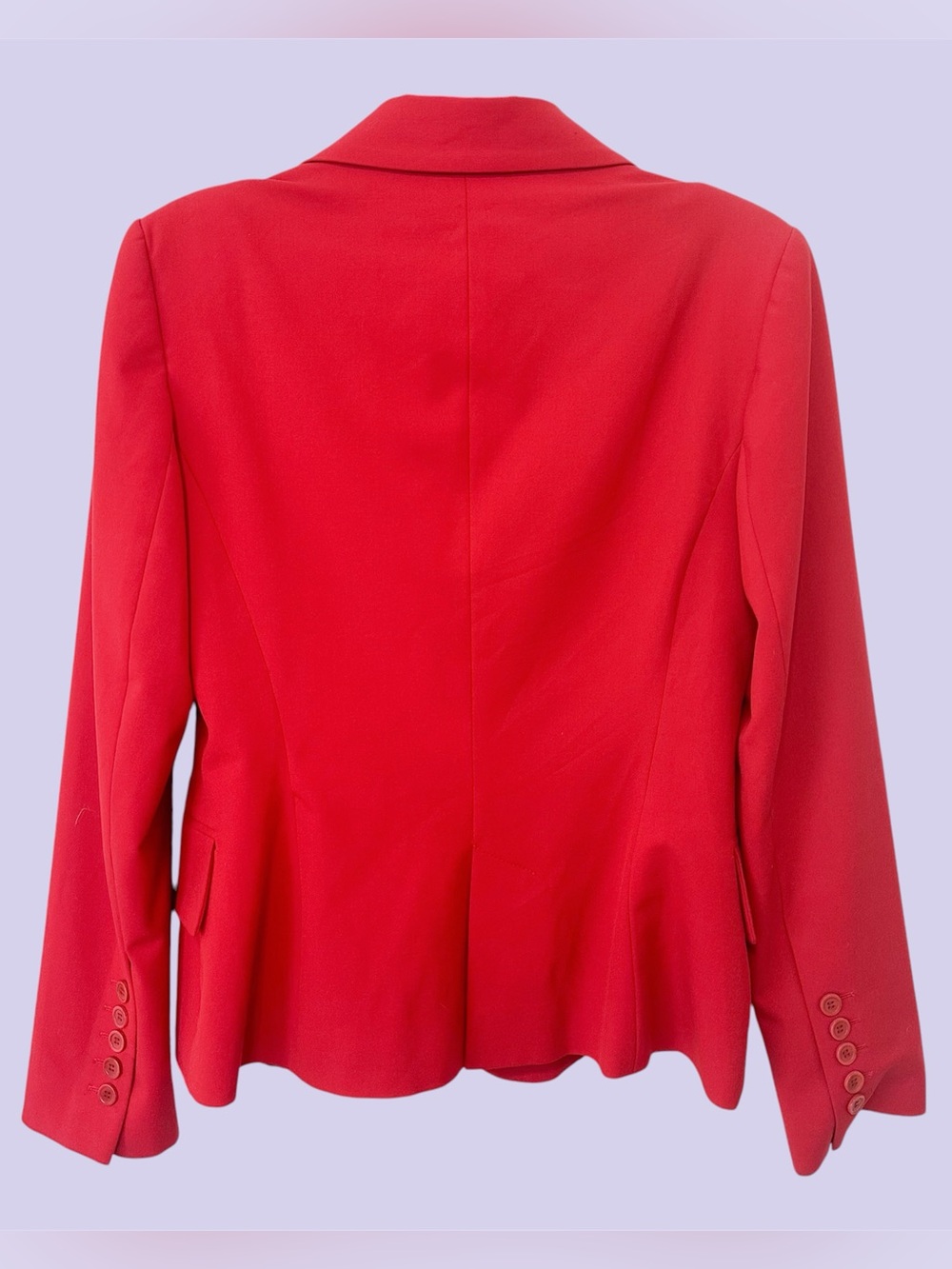 Zara Cherry Red Blazer View 2